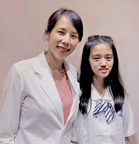 Dr.珊與兒童青少年隱適美患者