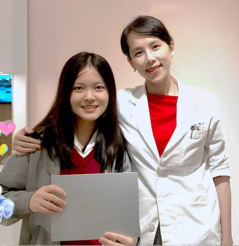 Dr.珊與兒童青少年隱適美患者