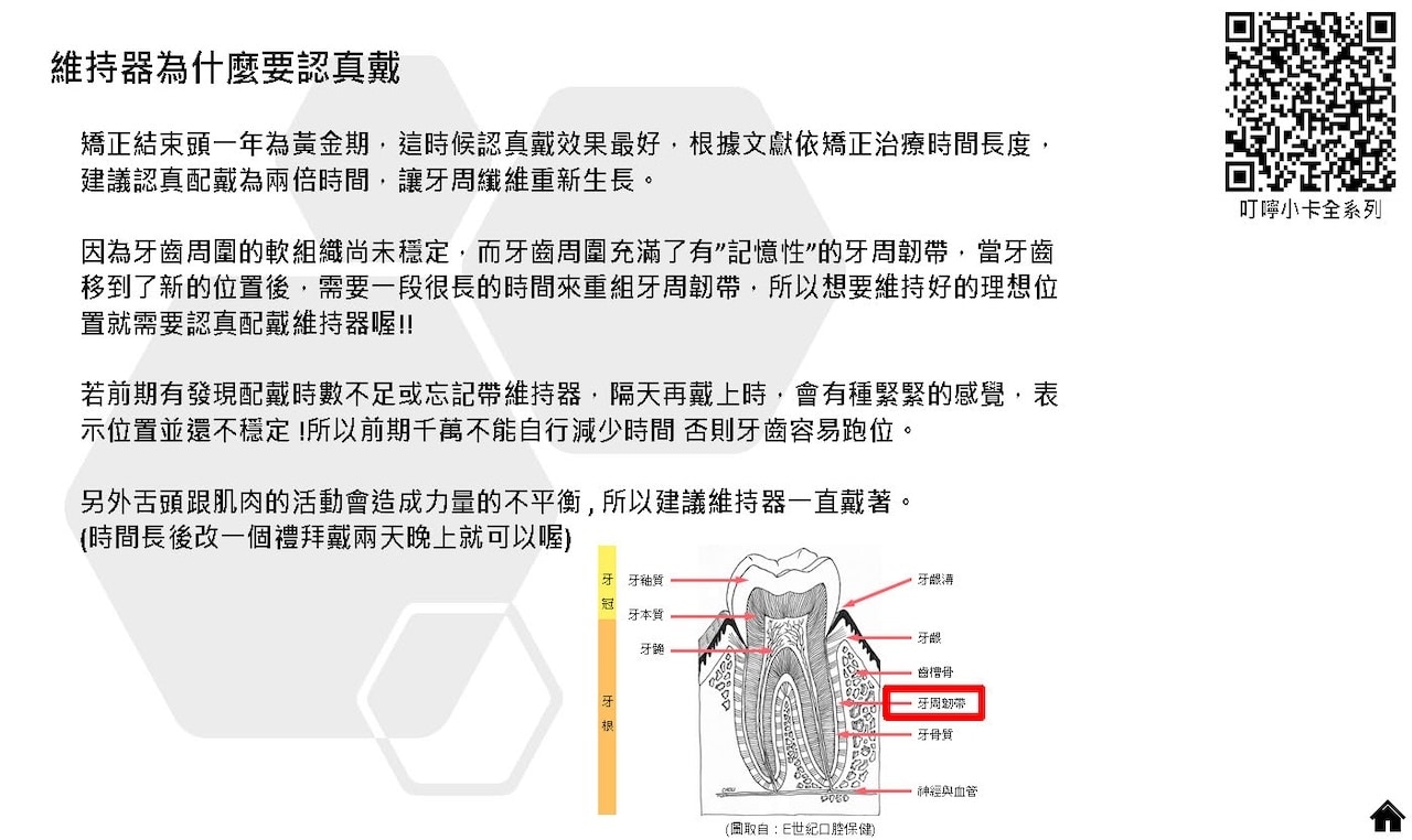 隱適美隱形牙套叮嚀小卡 - 為什麼要戴維持器