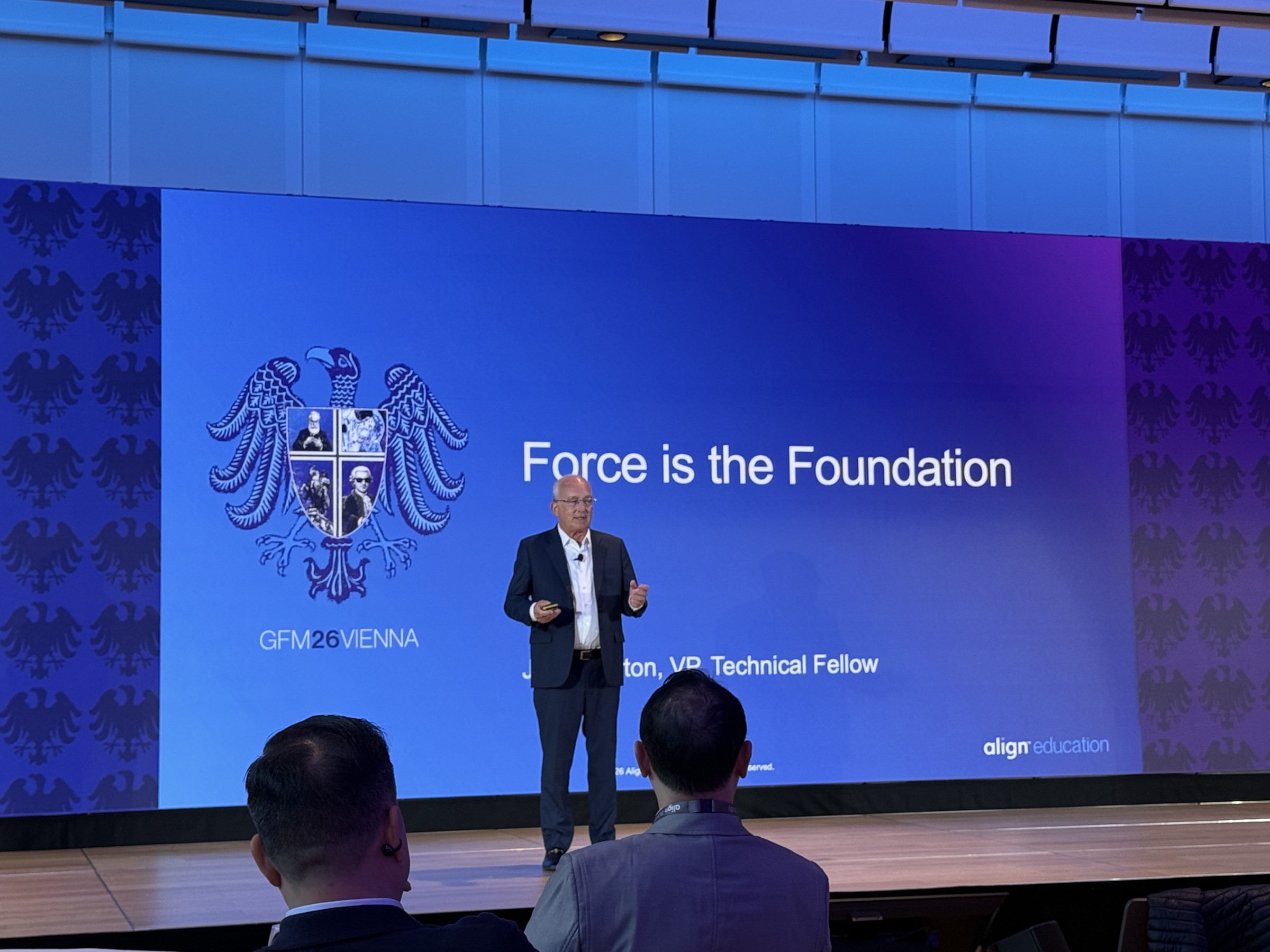 GFM Vienna 2026 主舞台:Force is the Foundation 力學演講
