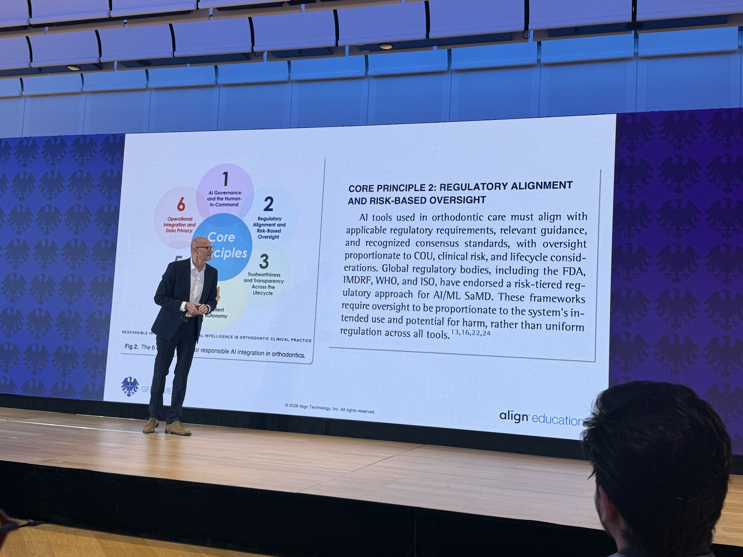 Align CTO 於 GFM Vienna 2026 講解 AAO 人工智慧臨床立場文件六大核心原則